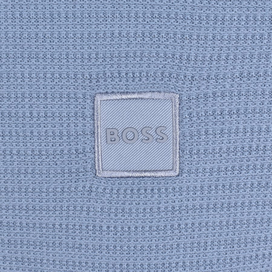 Image number 3 for BOSS Anion Knit Jumper Blue
