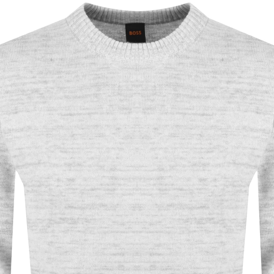 Image number 2 for BOSS Aperoso Knit Jumper Grey