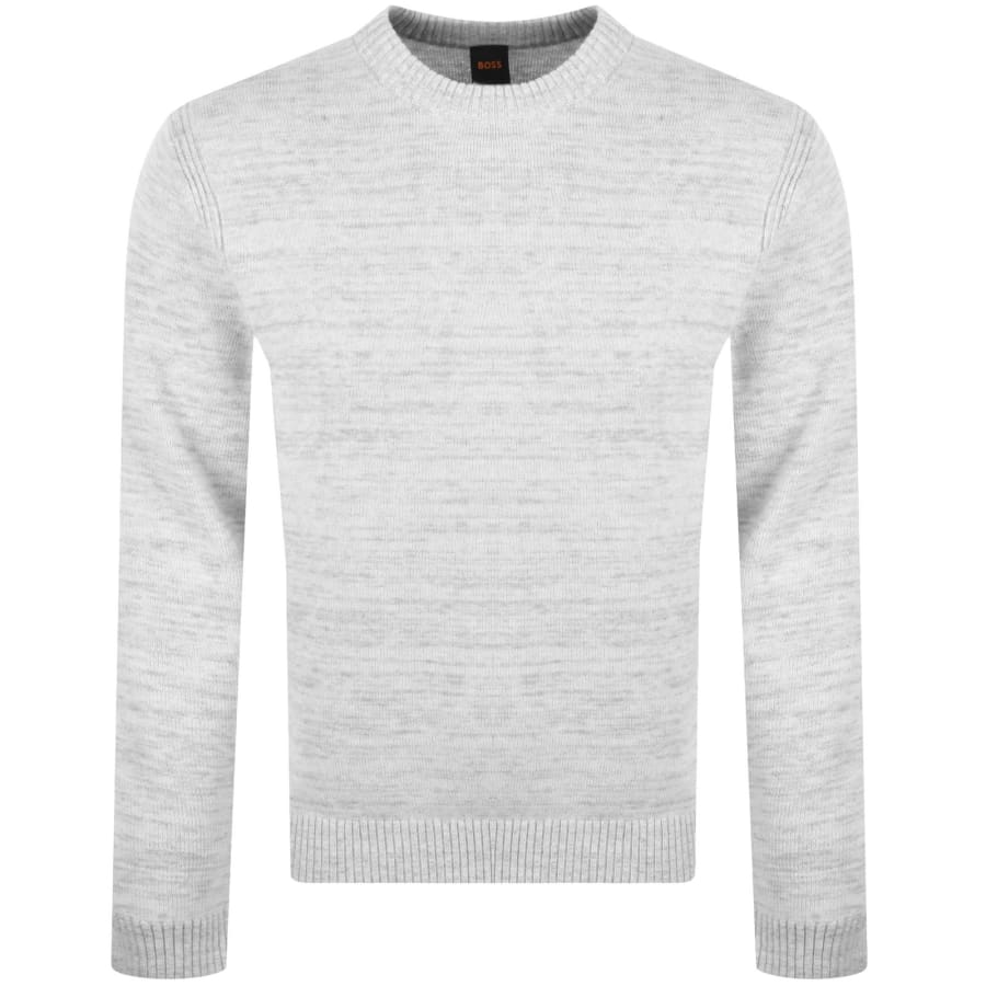 Image number 1 for BOSS Aperoso Knit Jumper Grey