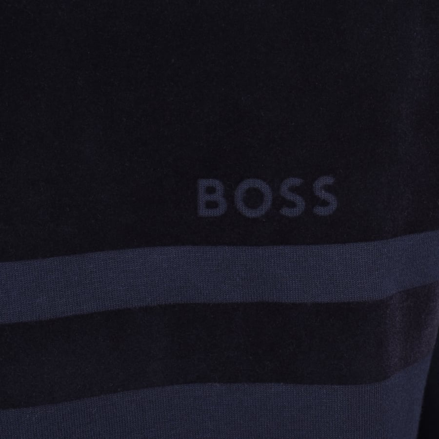 Image number 3 for BOSS Frost Tape Sweatshirt Dark Blue