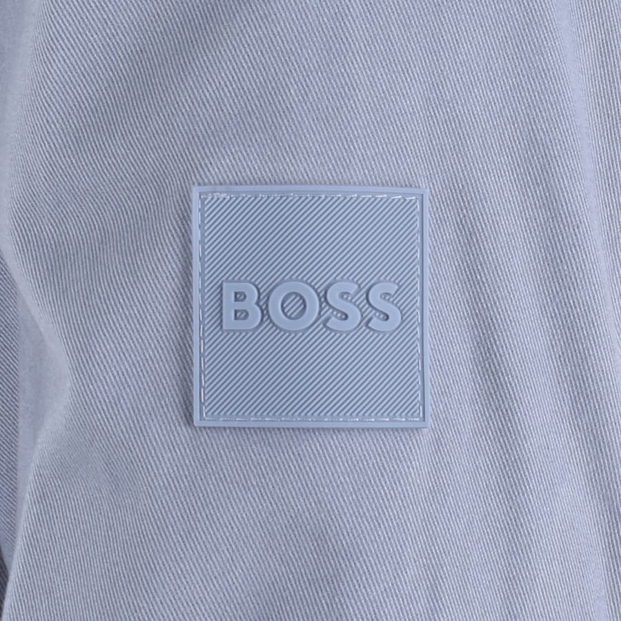 Image number 4 for BOSS Lorum Full Zip Overshirt Blue