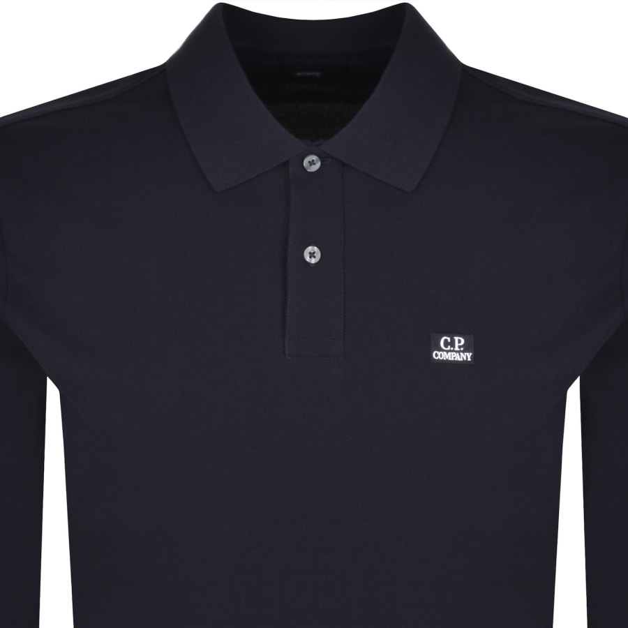 Image number 2 for CP Company Polo T Shirt Navy