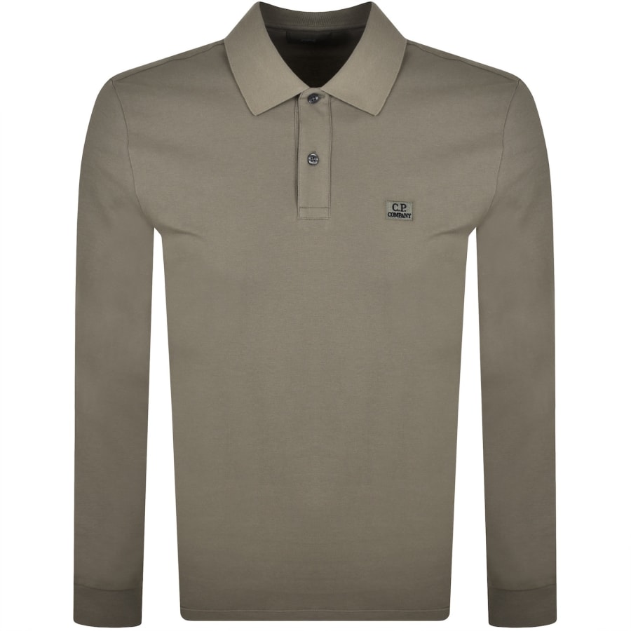Image number 1 for CP Company Polo T Shirt Grey