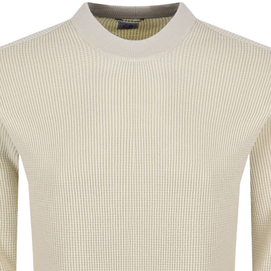 Image number 3 for CP Company Merino Wool Jumper Beige