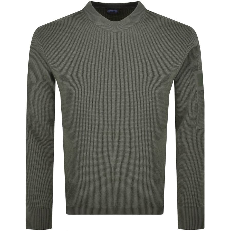 Image number 2 for CP Company Merino Wool Jumper Green