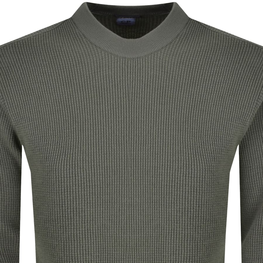 Image number 3 for CP Company Merino Wool Jumper Green