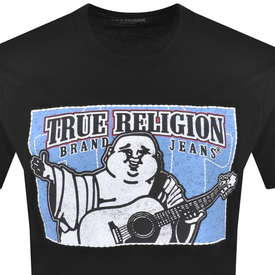Image number 2 for True Religion Block Buddha T Shirt Black