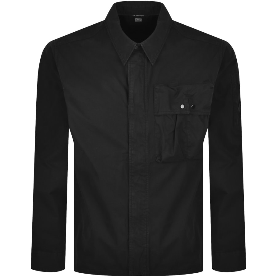 Image number 2 for CP Company Long Sleeve Shirt Black