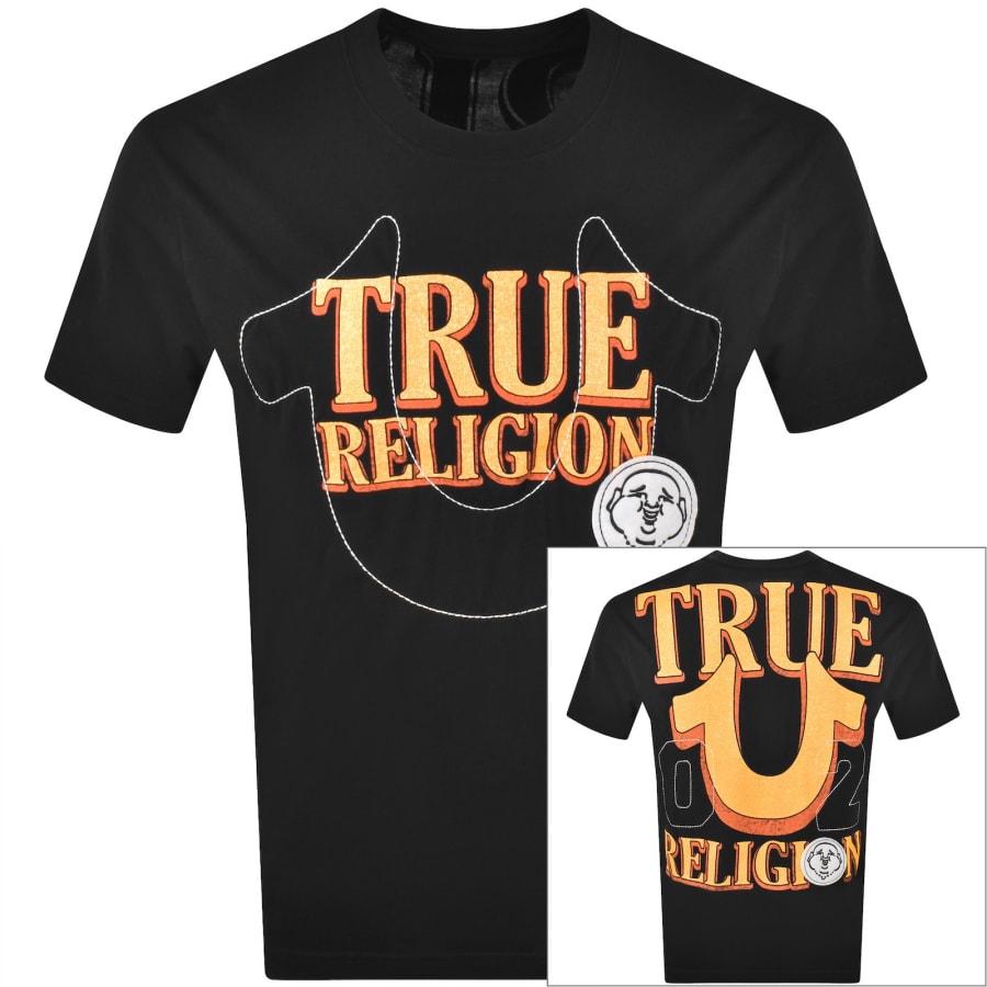 Image number 1 for True Religion Western Logo T Shirt Jet Black