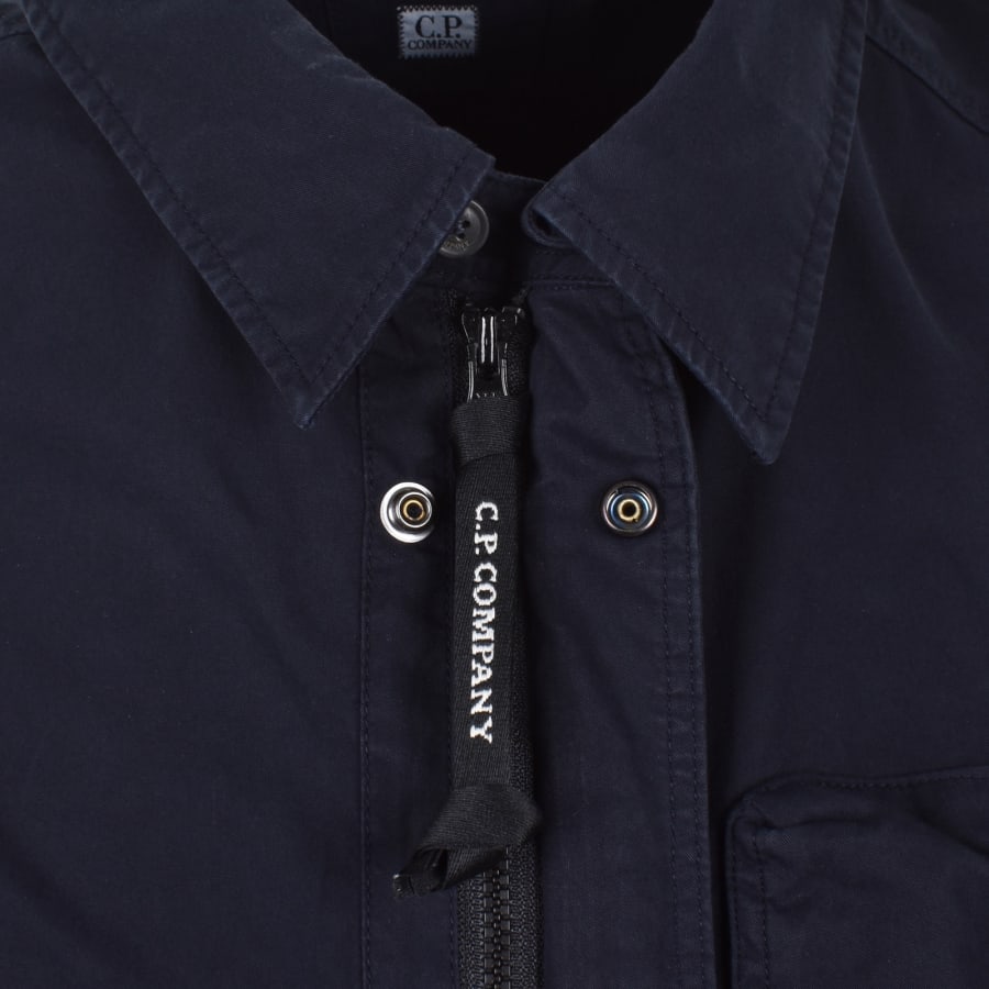 Image number 5 for CP Company Long Sleeve Shirt Navy