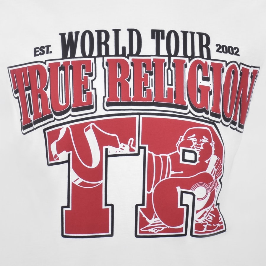 Image number 3 for True Religion Arch Logo T Shirt Optic White
