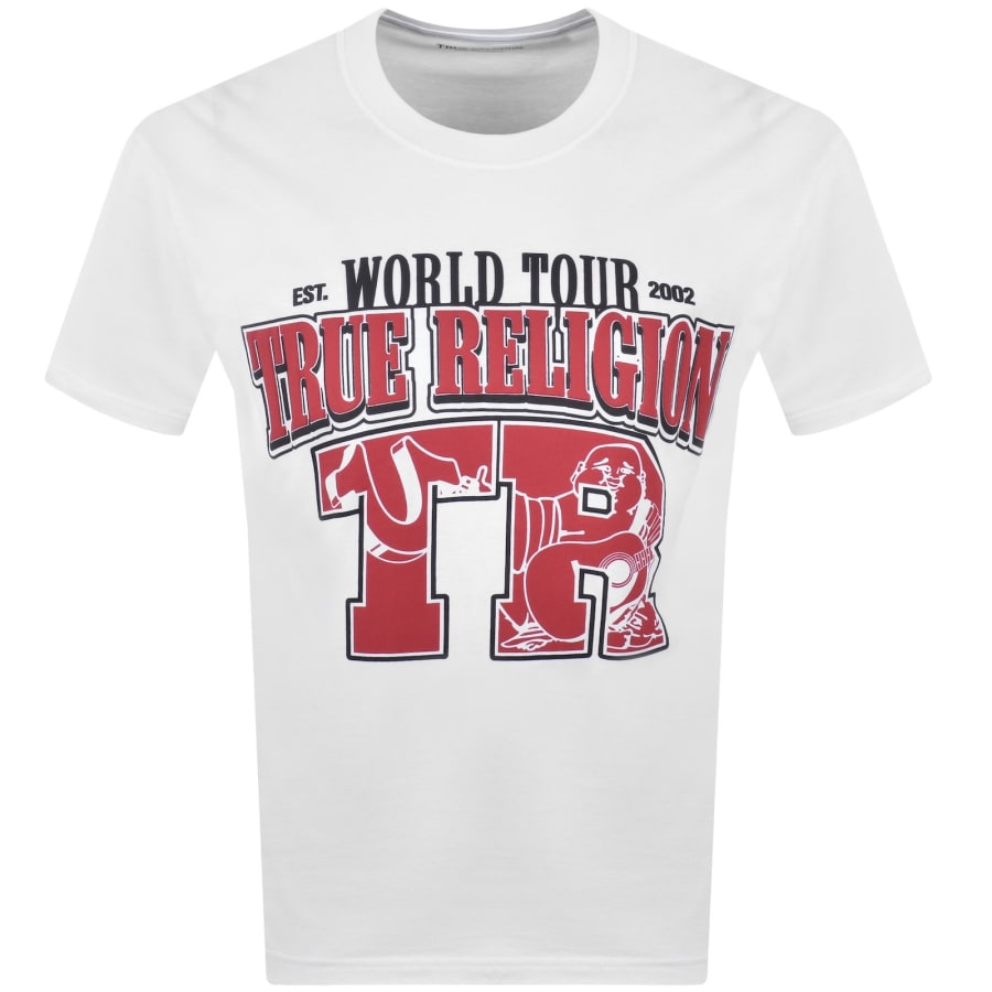 Image number 1 for True Religion Arch Logo T Shirt Optic White
