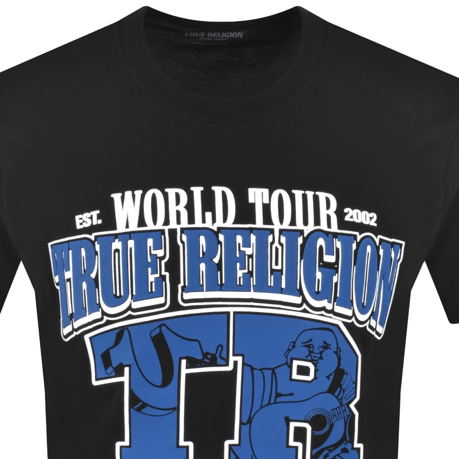 Image number 2 for True Religion Arch Logo T Shirt Jet Black