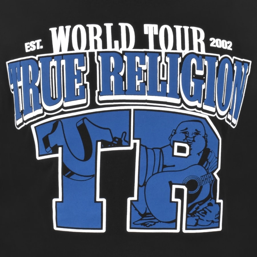 Image number 3 for True Religion Arch Logo T Shirt Jet Black
