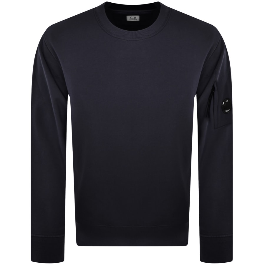 Image number 2 for CP Company Crew Neck Sweatshirt Navy
