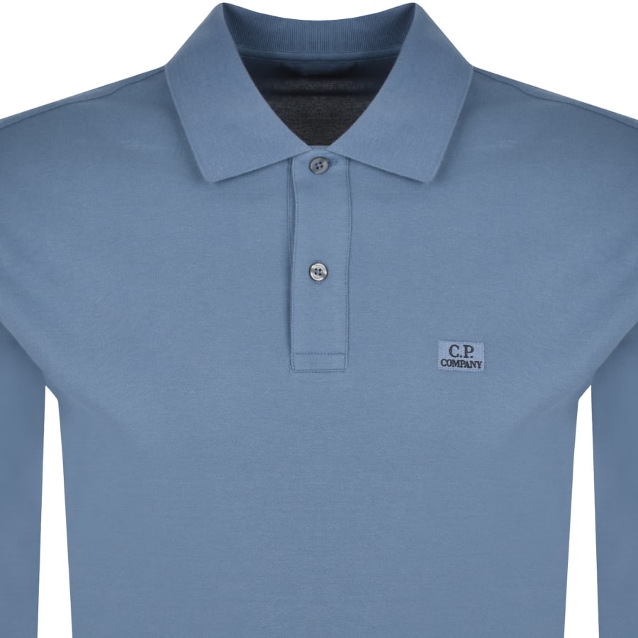 Image number 2 for CP Company Polo T Shirt Blue
