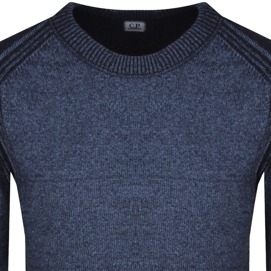 Image number 3 for CP Company Knit Jumper Blue