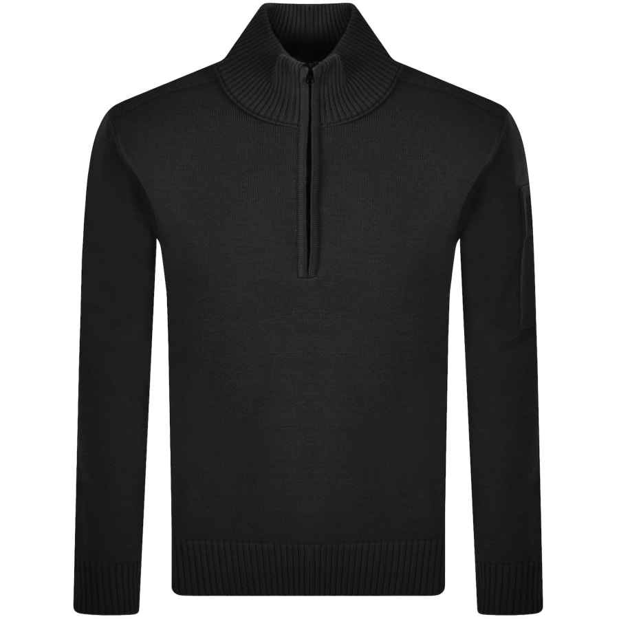 Image number 2 for CP Company Merino Wool Jumper Black