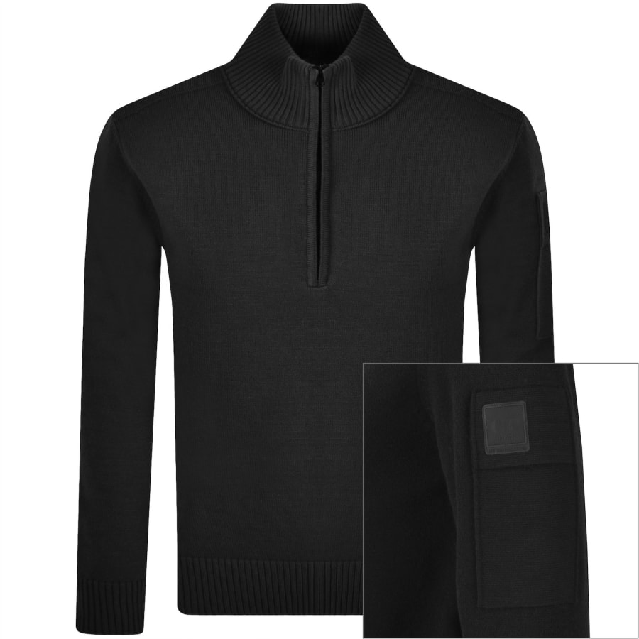 Image number 1 for CP Company Merino Wool Jumper Black