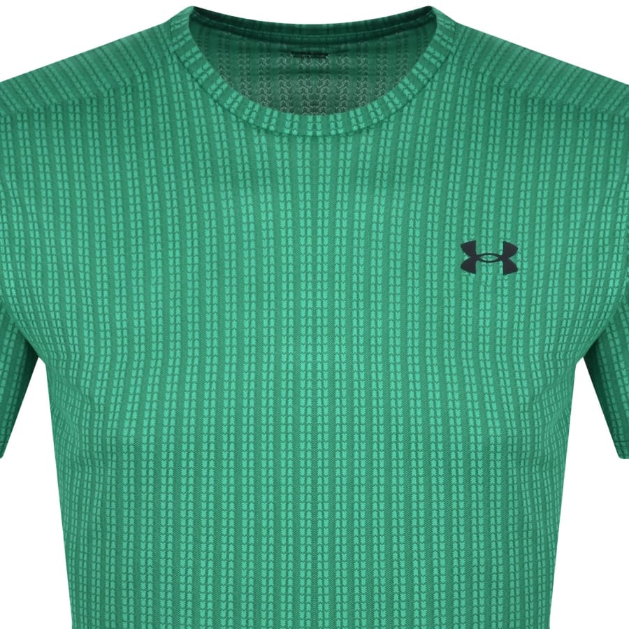 Image number 2 for Under Armour Tech Vent Jacquard T Shirt Green