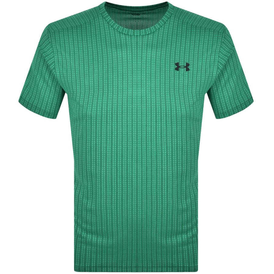 Image number 1 for Under Armour Tech Vent Jacquard T Shirt Green