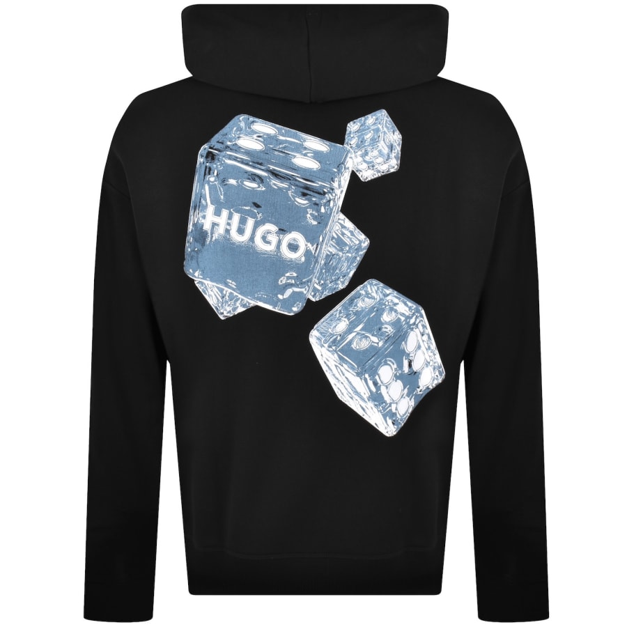 Image number 4 for HUGO Dewer Hoodie Black