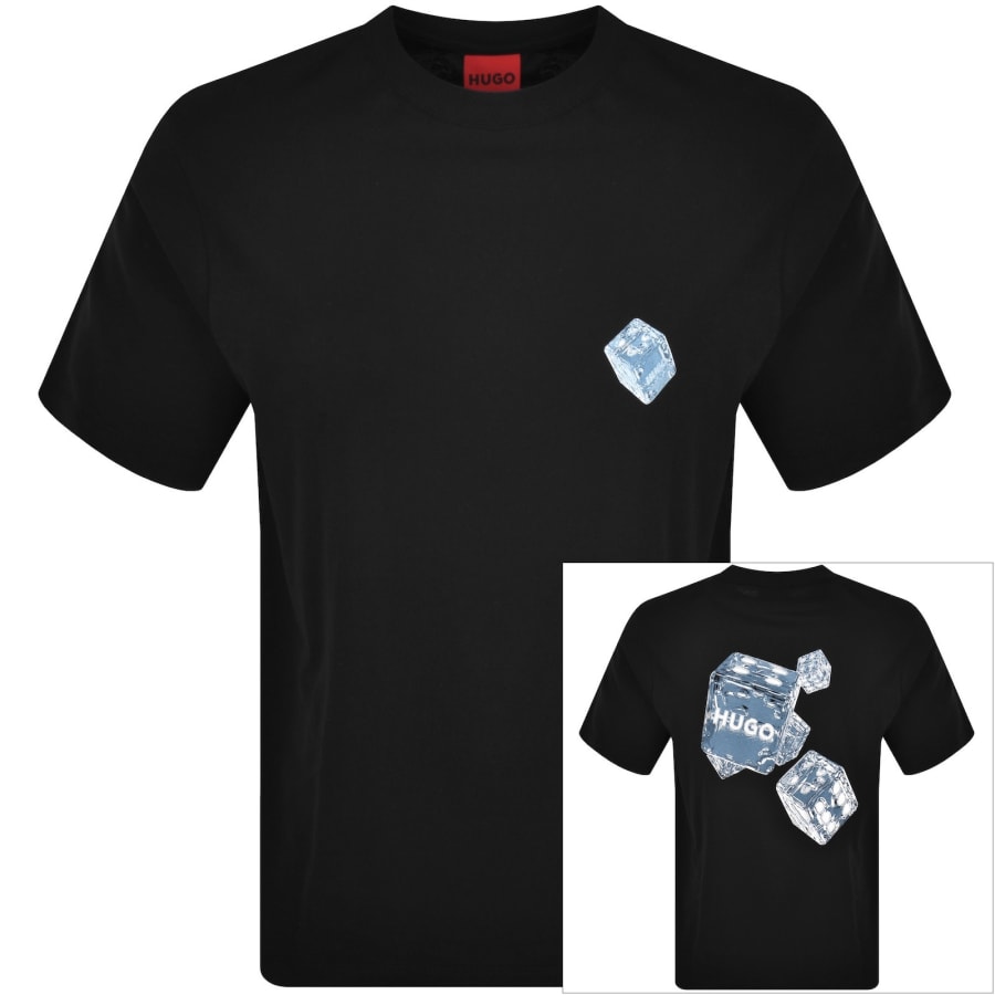 Image number 1 for HUGO Doudi T Shirt Black