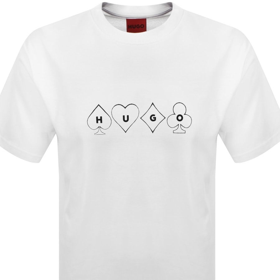 Image number 3 for HUGO Doudi T Shirt White