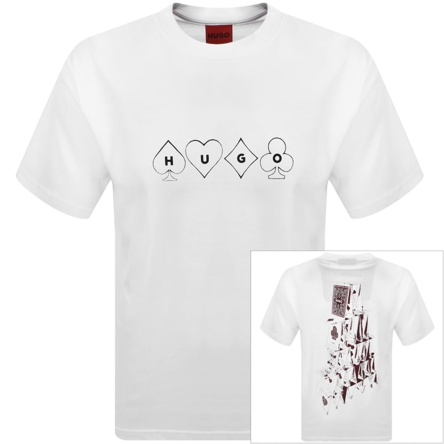 Image number 1 for HUGO Doudi T Shirt White