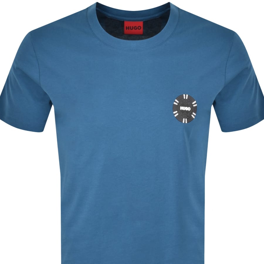 Image number 2 for HUGO Datril T Shirt Blue