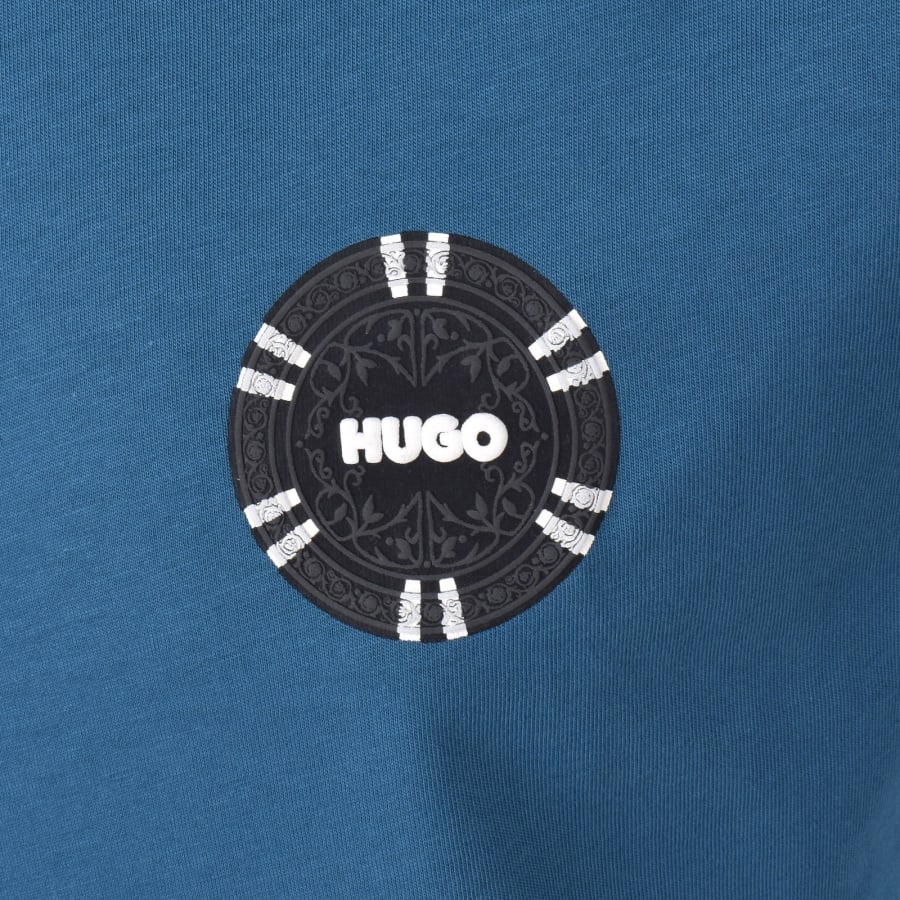 Image number 3 for HUGO Datril T Shirt Blue