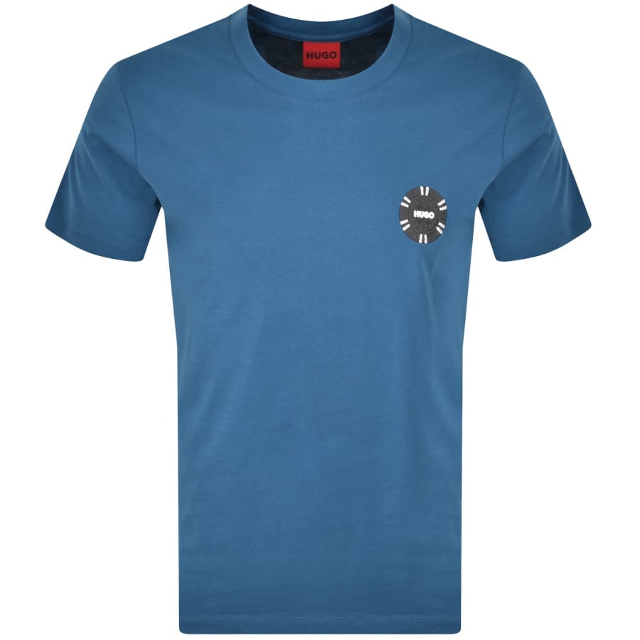 Image number 1 for HUGO Datril T Shirt Blue
