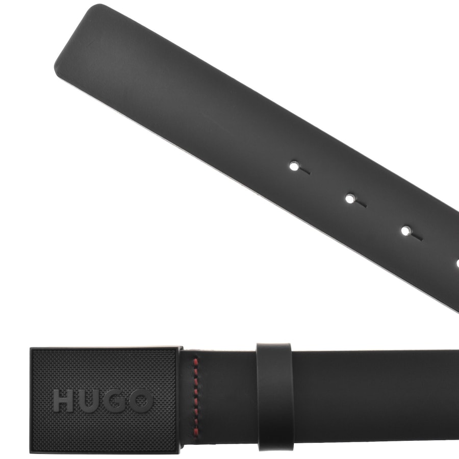 Image number 2 for HUGO Gethon Belt Black