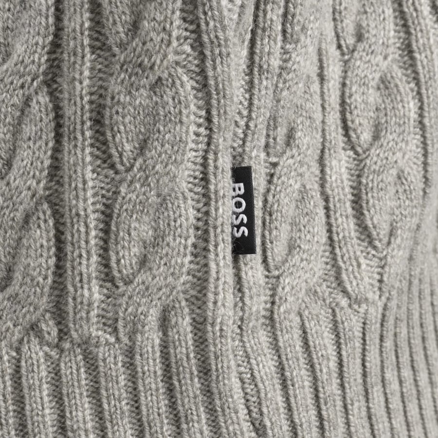 Image number 3 for BOSS Furore Wool Cashmere Jumper Brown