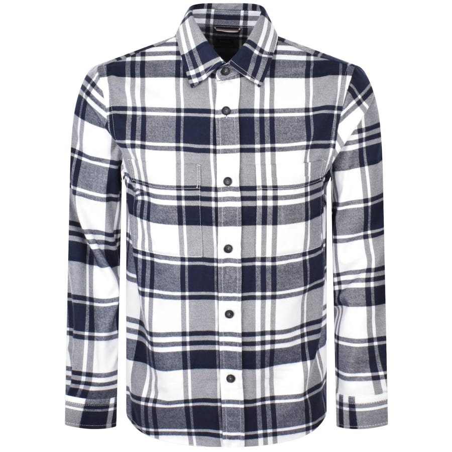 Image number 1 for BOSS H Owen Overshirt Blue