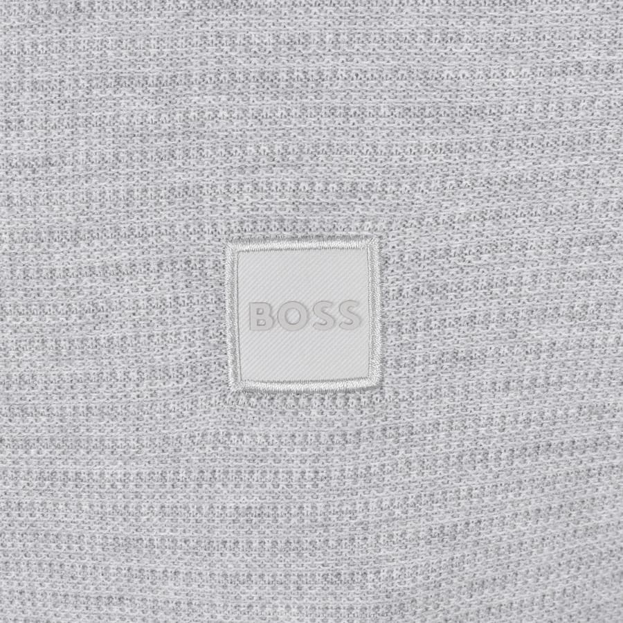 Image number 3 for BOSS Anion Knit Jumper Grey