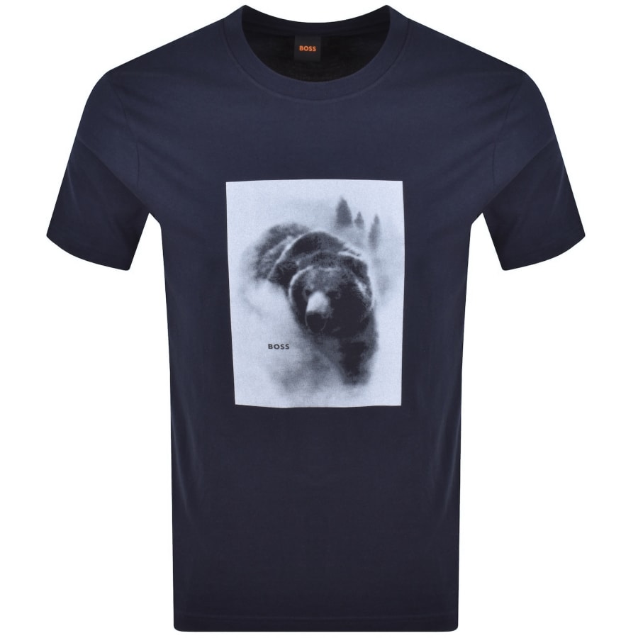 Image number 1 for BOSS Te Being T Shirt Dark Blue