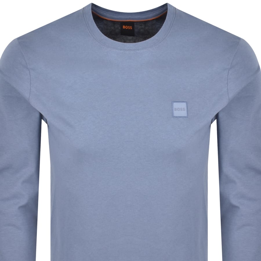 Image number 2 for BOSS Tacks T Shirt Blue