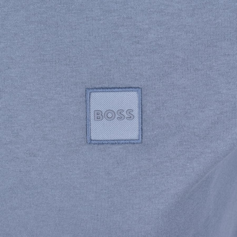 Image number 3 for BOSS Tacks T Shirt Blue