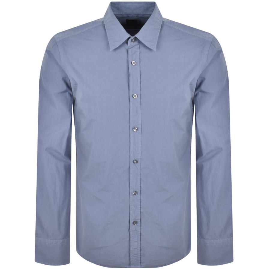 Image number 1 for BOSS Relegant 6 Regular Fit Shirt Blue
