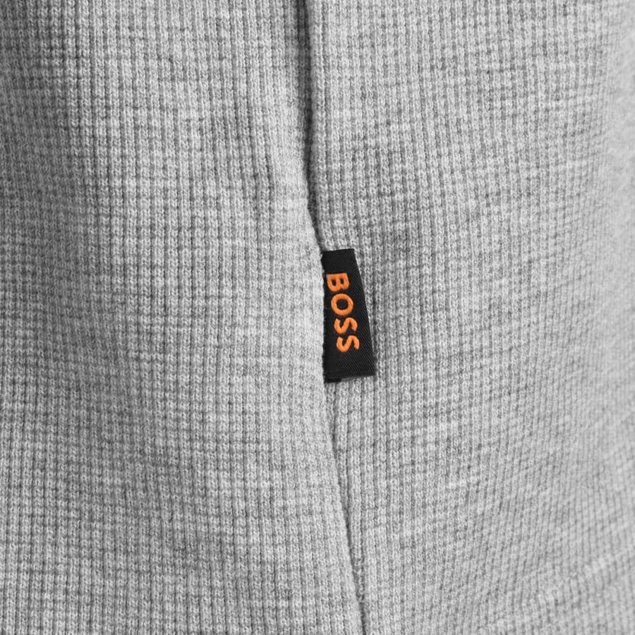 Image number 3 for BOSS Petempestolong Polo T Shirt Grey