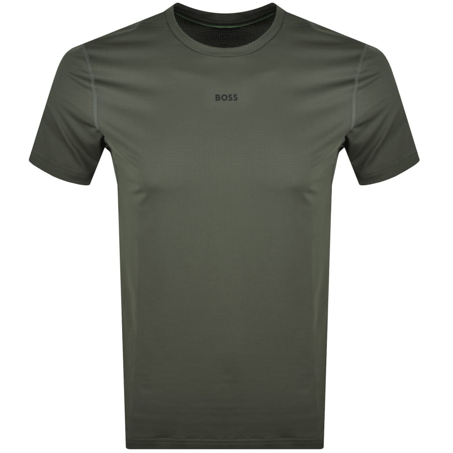 Image number 1 for BOSS Active T Shirt Green