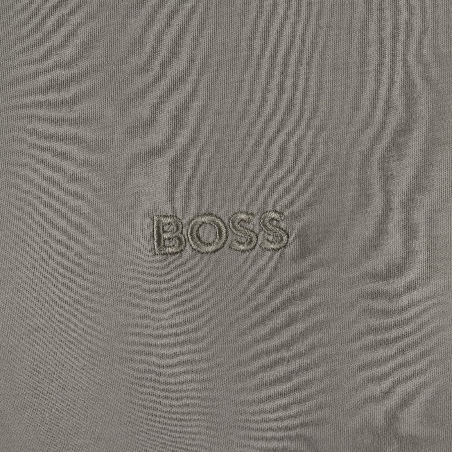 Image number 3 for BOSS Plisy Long Sleeve Polo Brown