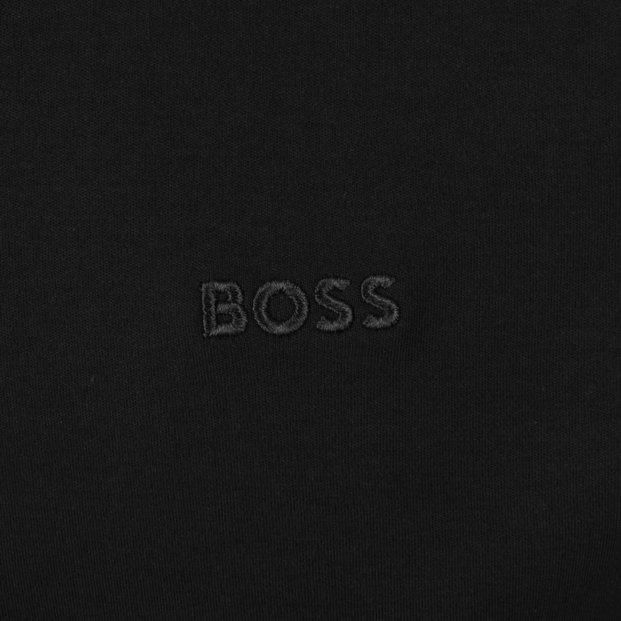Image number 3 for BOSS Plisy Long Sleeve Polo Black