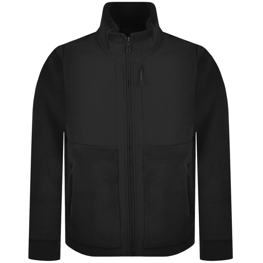 Image number 1 for BOSS Sveedy Fleece Jacket Black