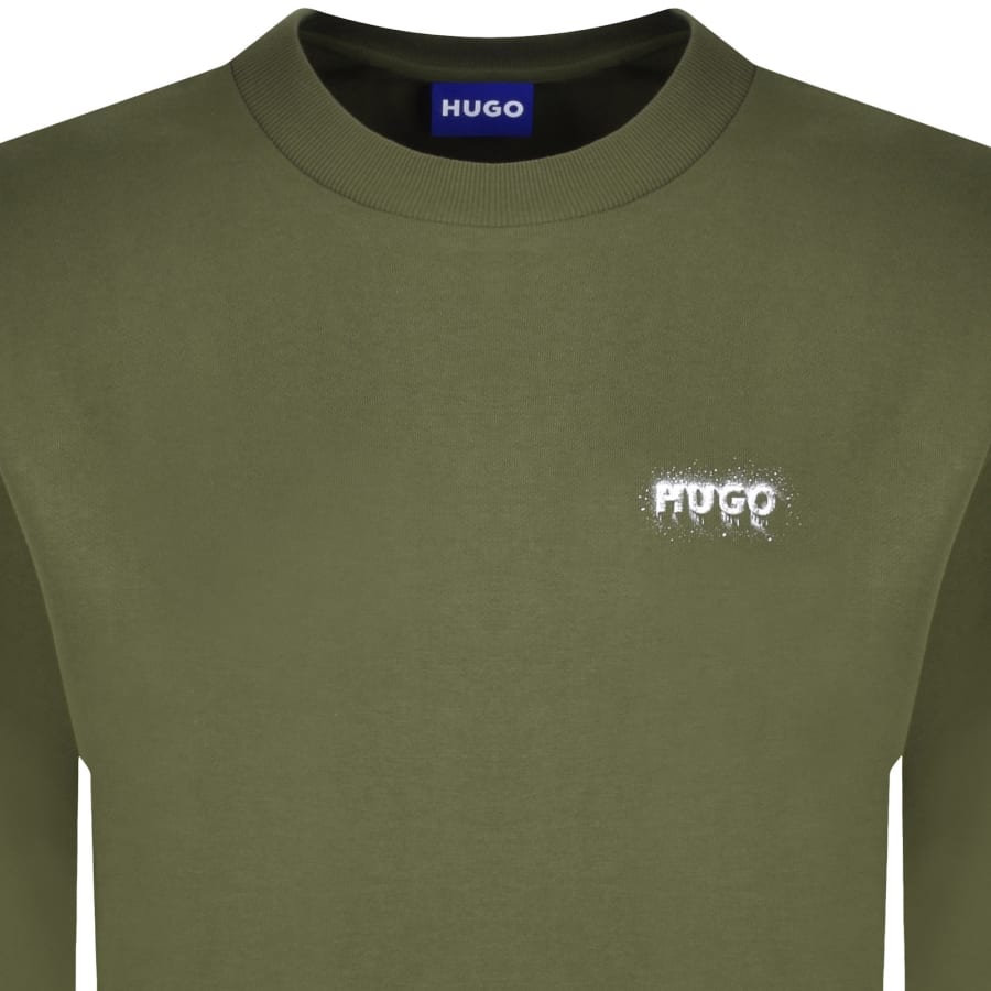 Image number 2 for HUGO Blue Noda Sweatshirt Green