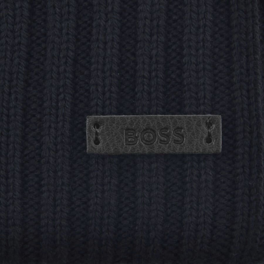 Image number 3 for BOSS Fati Beanie Navy