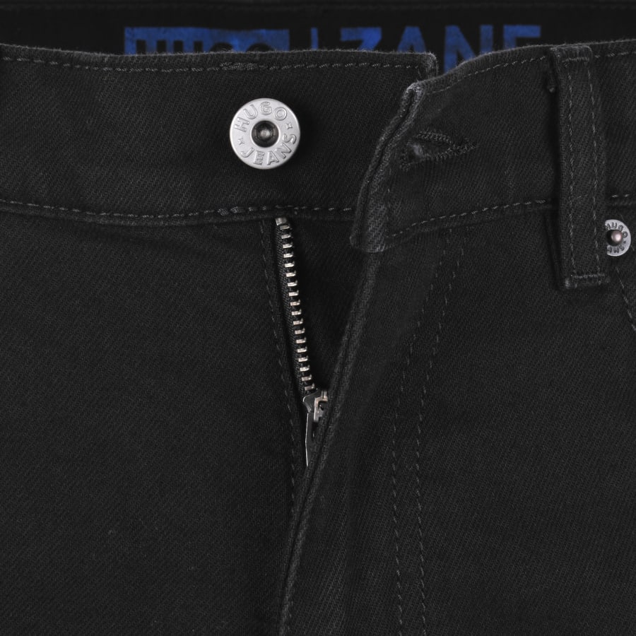Image number 5 for HUGO Blue Zane Extra Slim Jeans Black