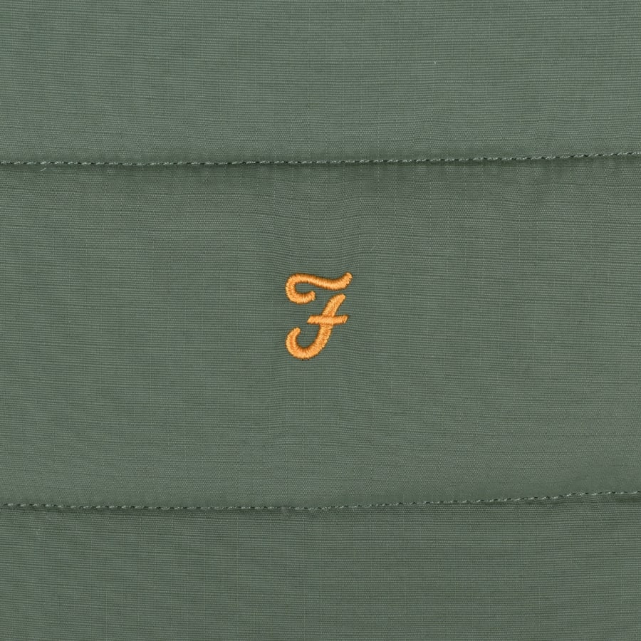 Image number 3 for Farah Kennedy Padded Jacket Green