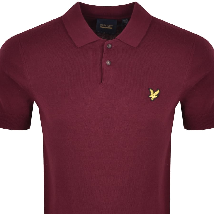 Image number 2 for Lyle And Scott Archive Polo Shirt Red